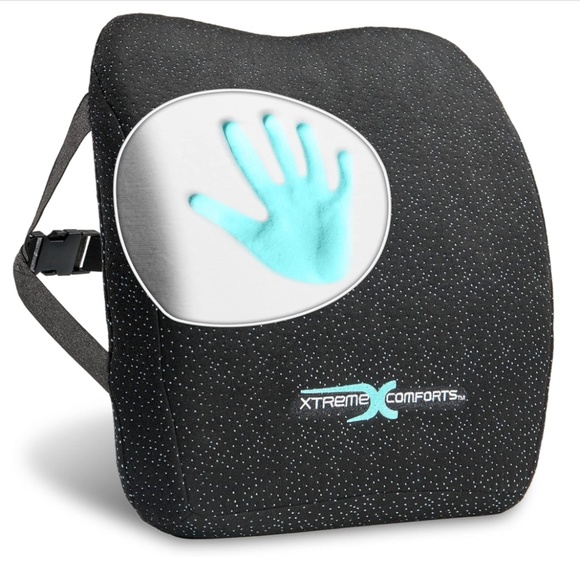 NEW Xtreme Comforts Lumbar Back Support Pillow - Picture 1 of 10